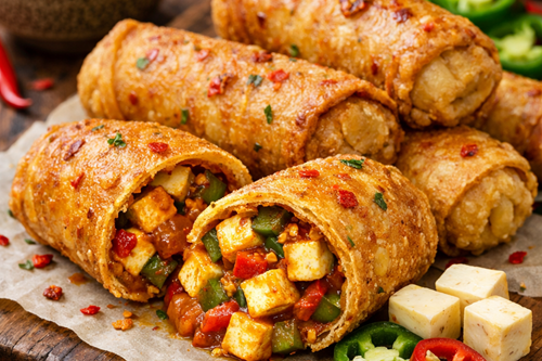 img Red Oven bakery Panner chili roll